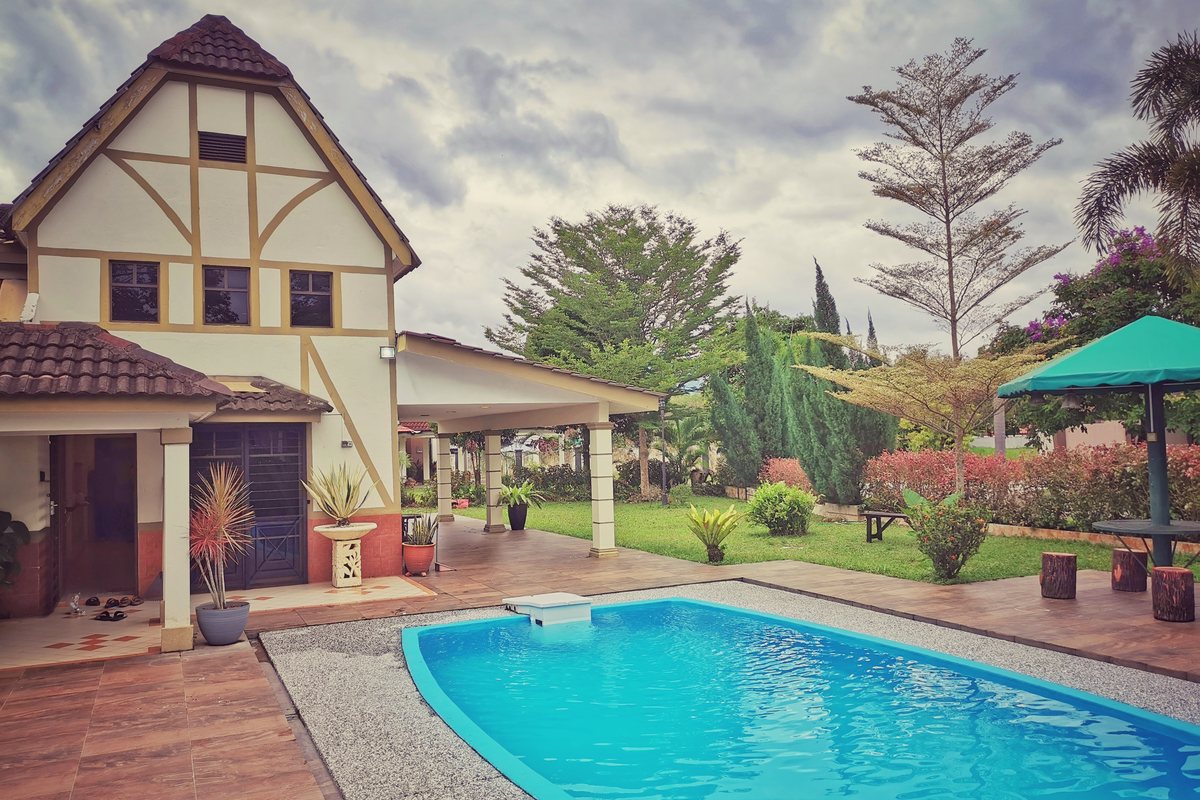 Private Garden — private pool villa at A'Famosa Resort, Melaka
